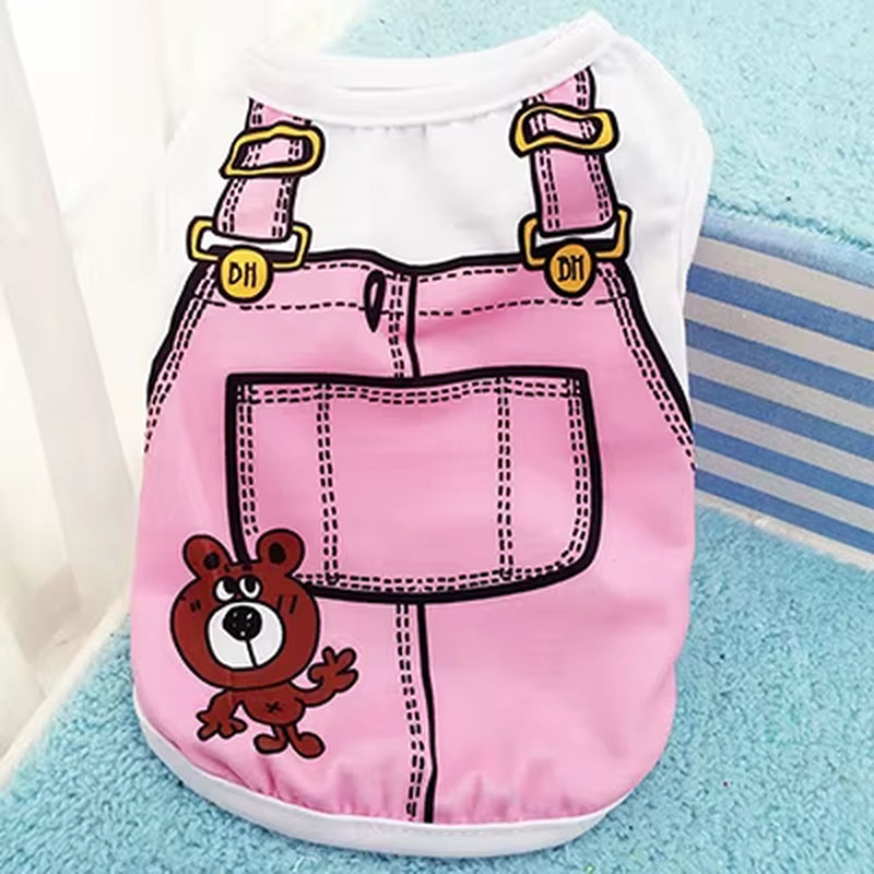 Classic Stripe Dog Shirt Cheap Dog Clothes for Small Dogs Summer Chihuahua Tshirt Cute Puppy Vest Terrier Pet Clothes for Dog