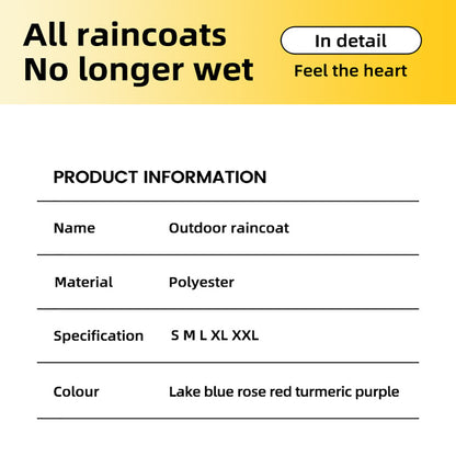 Dog Raincoat with Reflective, Waterproof Dog Rain Jacket with Hood, Leash Hole, Reflective Strap for Small Medium Dogs, Lightweight Puppy Clothes