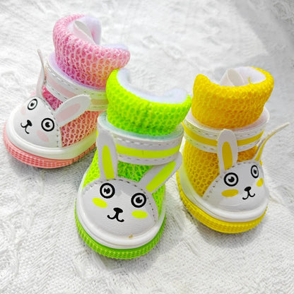 Summer Animal Cute Rabbit Dog Sneakers for Small Puppy Breathable Pet Sandal Shoes Foot Wear Boots Accessories Chihuahua Yorkie