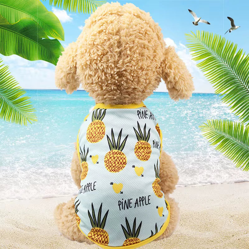 Classic Stripe Dog Shirt Cheap Dog Clothes for Small Dogs Summer Chihuahua Tshirt Cute Puppy Vest Terrier Pet Clothes for Dog