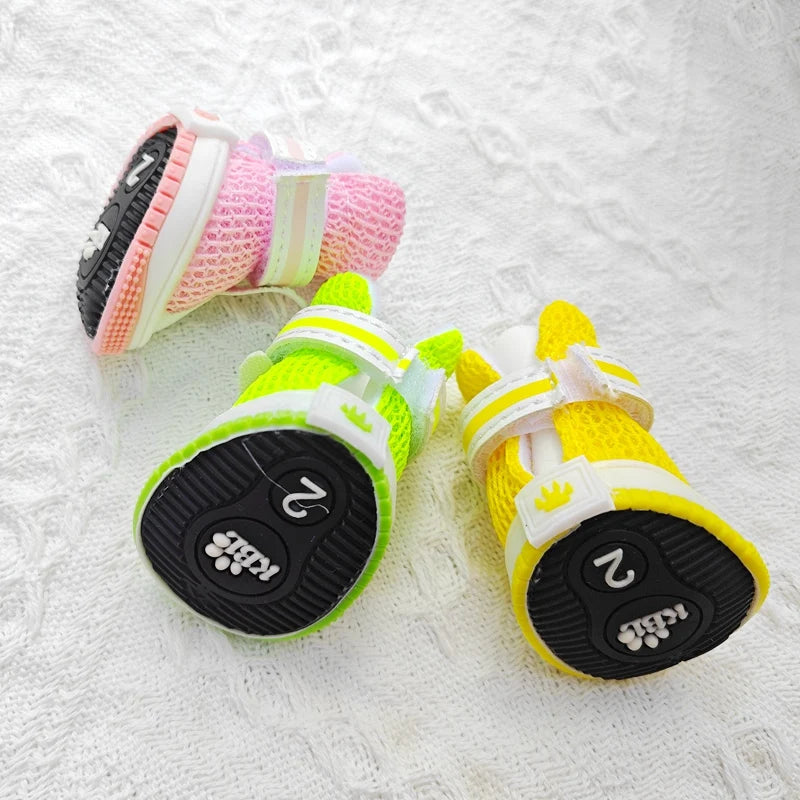 Summer Animal Cute Rabbit Dog Sneakers for Small Puppy Breathable Pet Sandal Shoes Foot Wear Boots Accessories Chihuahua Yorkie